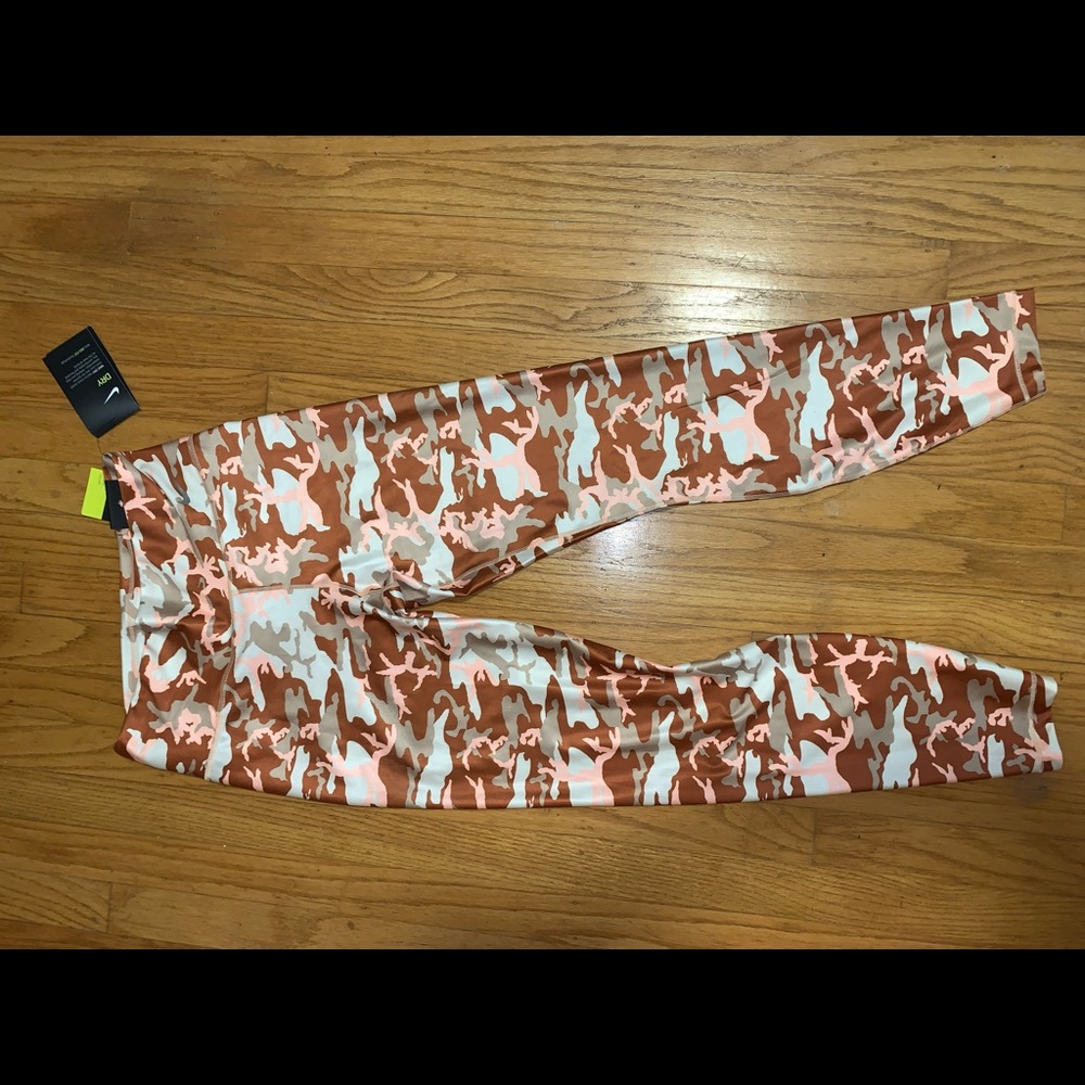 Nike Pink Camouflage Leggings